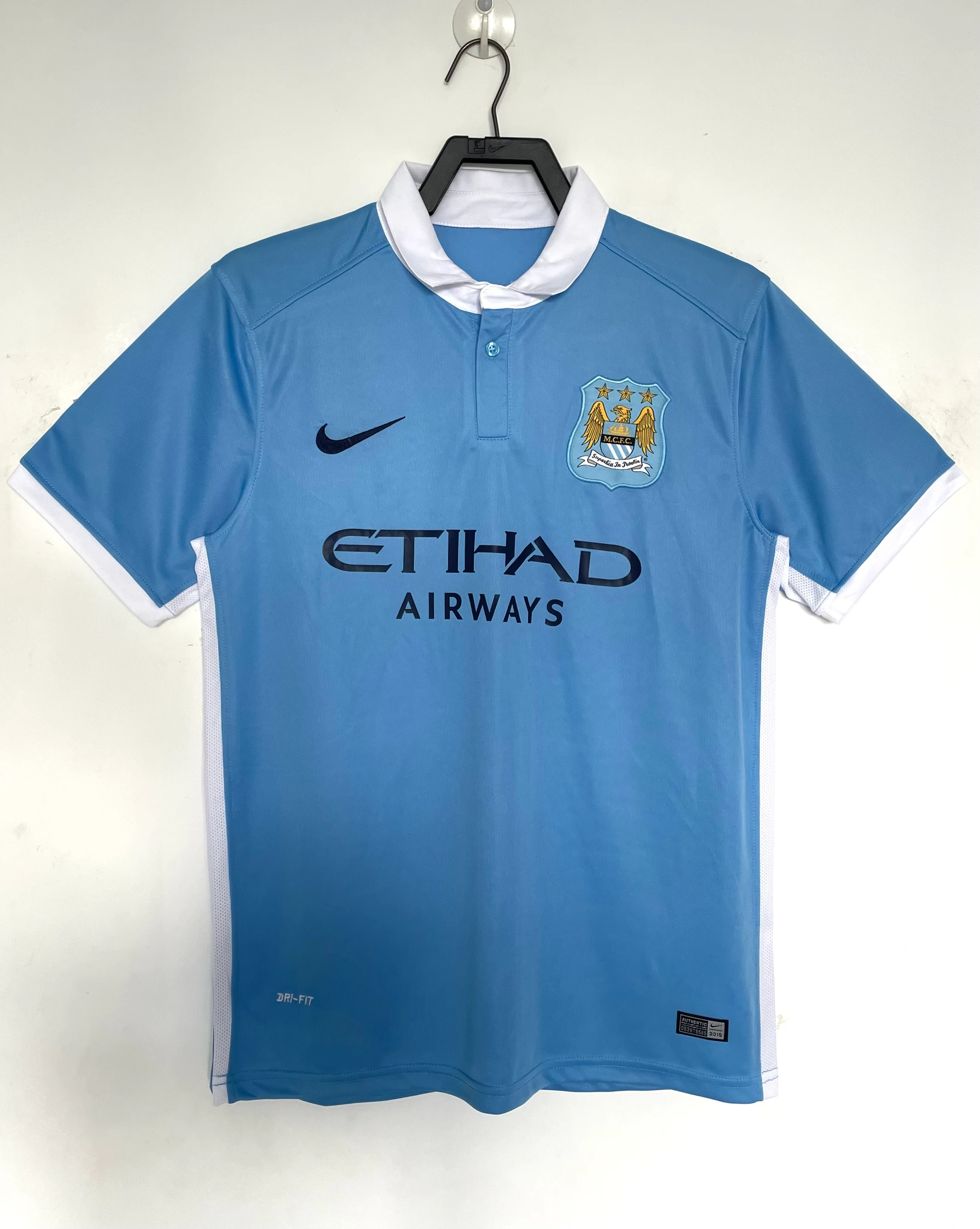 2015-16 Manchester City Retro Home Jersey