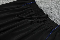 2025-26 Real Madrid Black and Blue Special Edition Half-Draw Training Jersey view 3