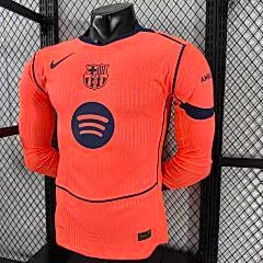 2025-26 Barcelona Second Away Long Sleeve Jersey - Player Edition view 7