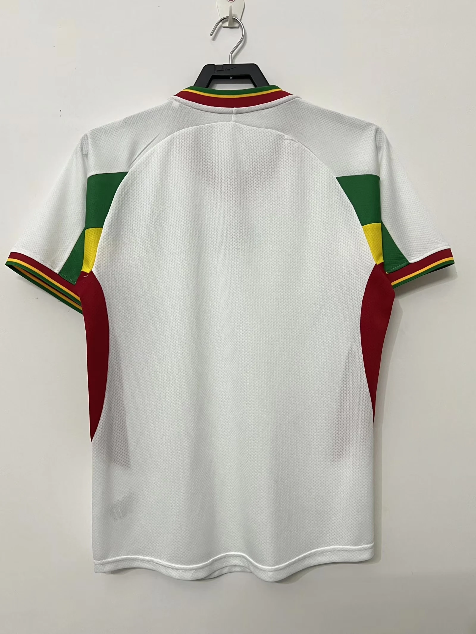 2002 Senegal White Retro Jersey view 2