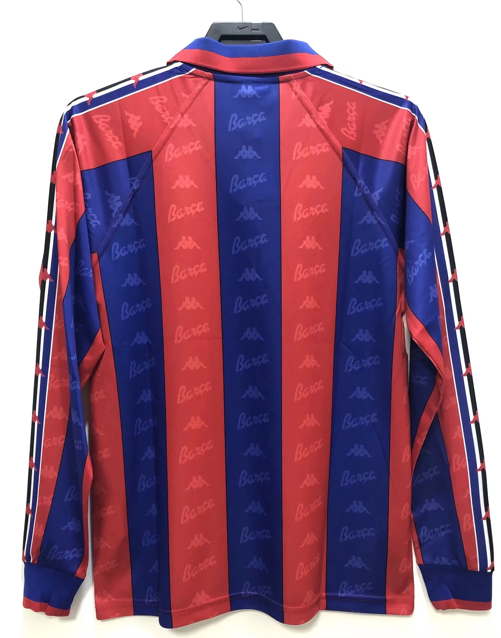 1996-97 Barcelona Home Long Sleeve Retro Jersey view 2