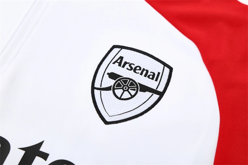 2025-26 Arsenal White Half-Zip Training Jersey view 16
