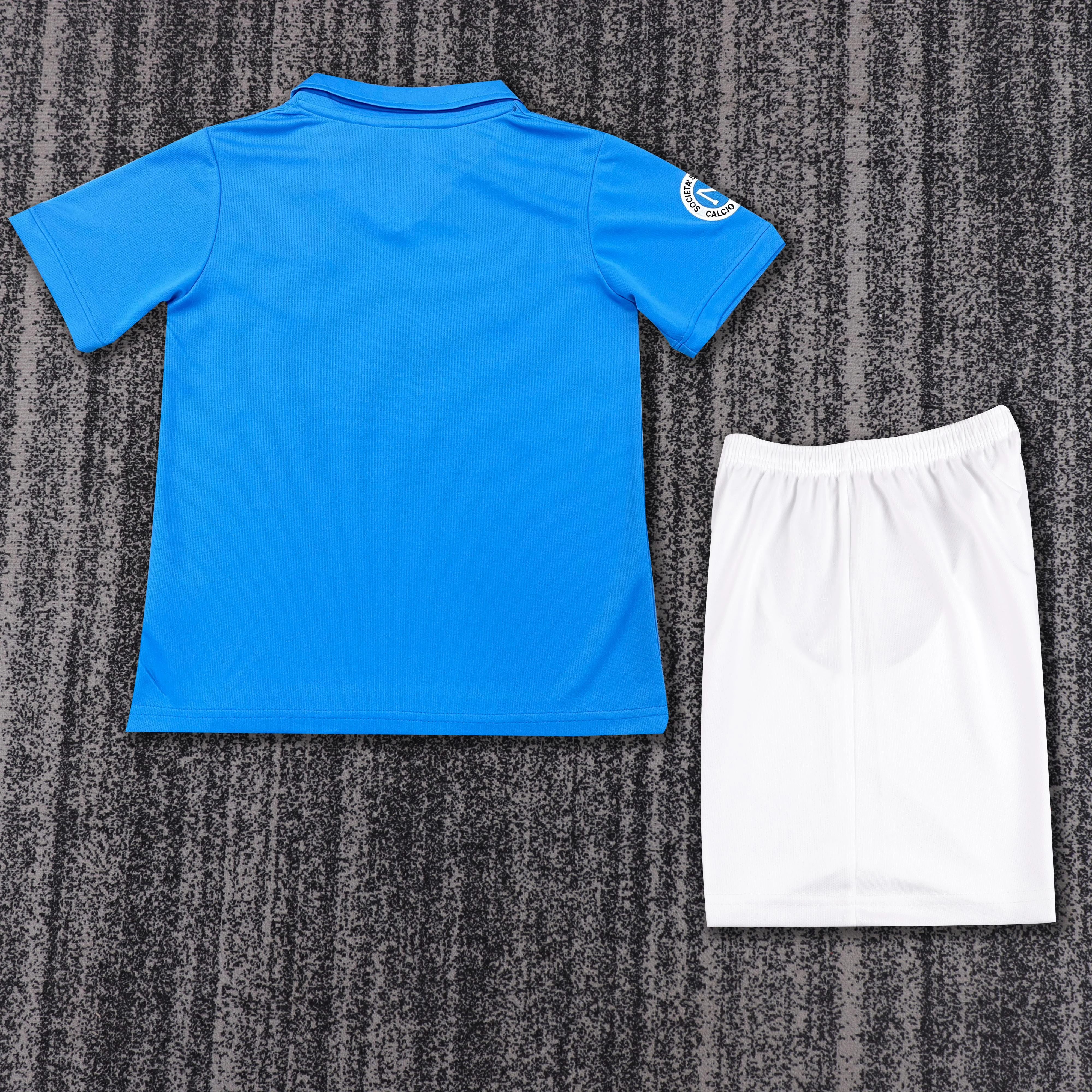 1987-88 Napoli Home Retro Shirt - Kids view 2