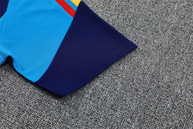 2026-27 Spain Lake Blue Short-Sleeve Training Jersey view 7