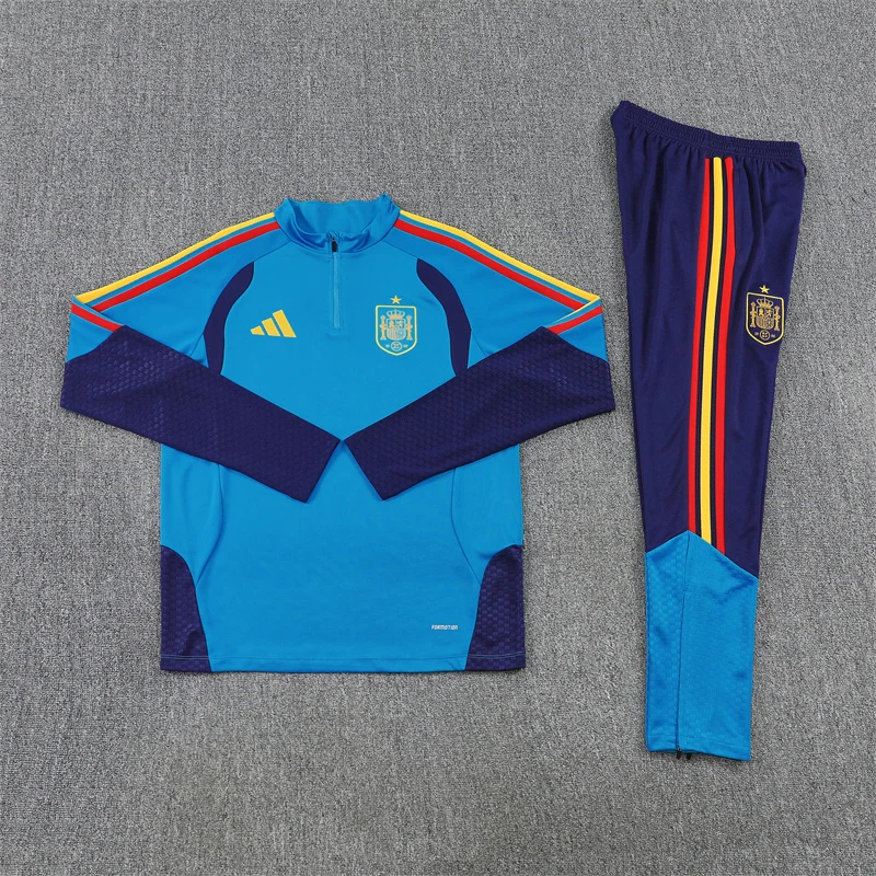 2026-27 Spain Lake Blue Half-Zip Training Jersey view 14