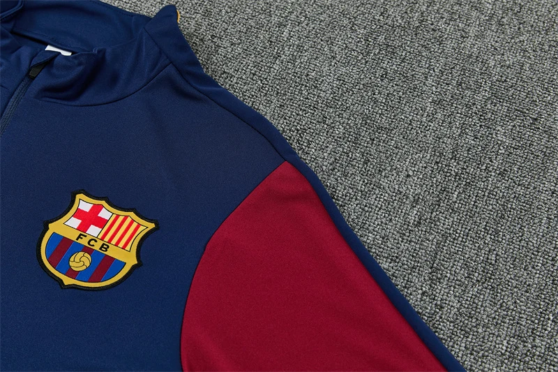2026-27 Barcelona Royal Blue Half-Zip Training Jersey view 11
