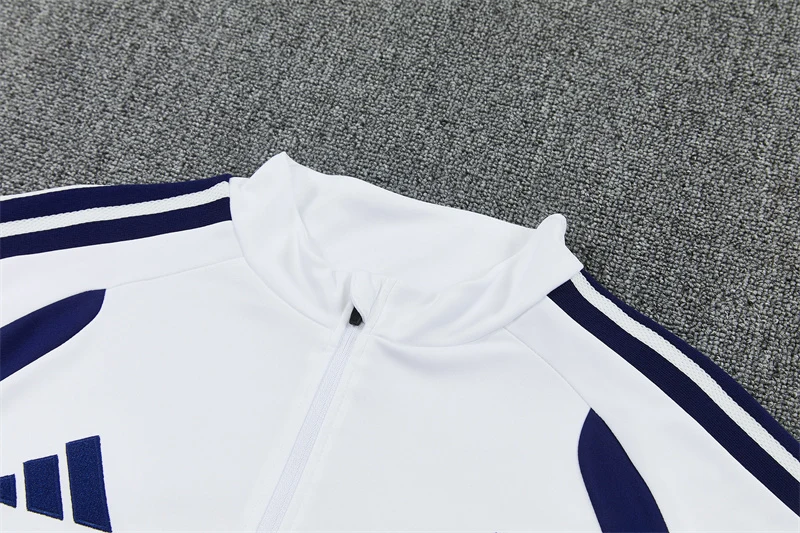 2026-27 Real Madrid White Half-Zip Training Jersey view 10