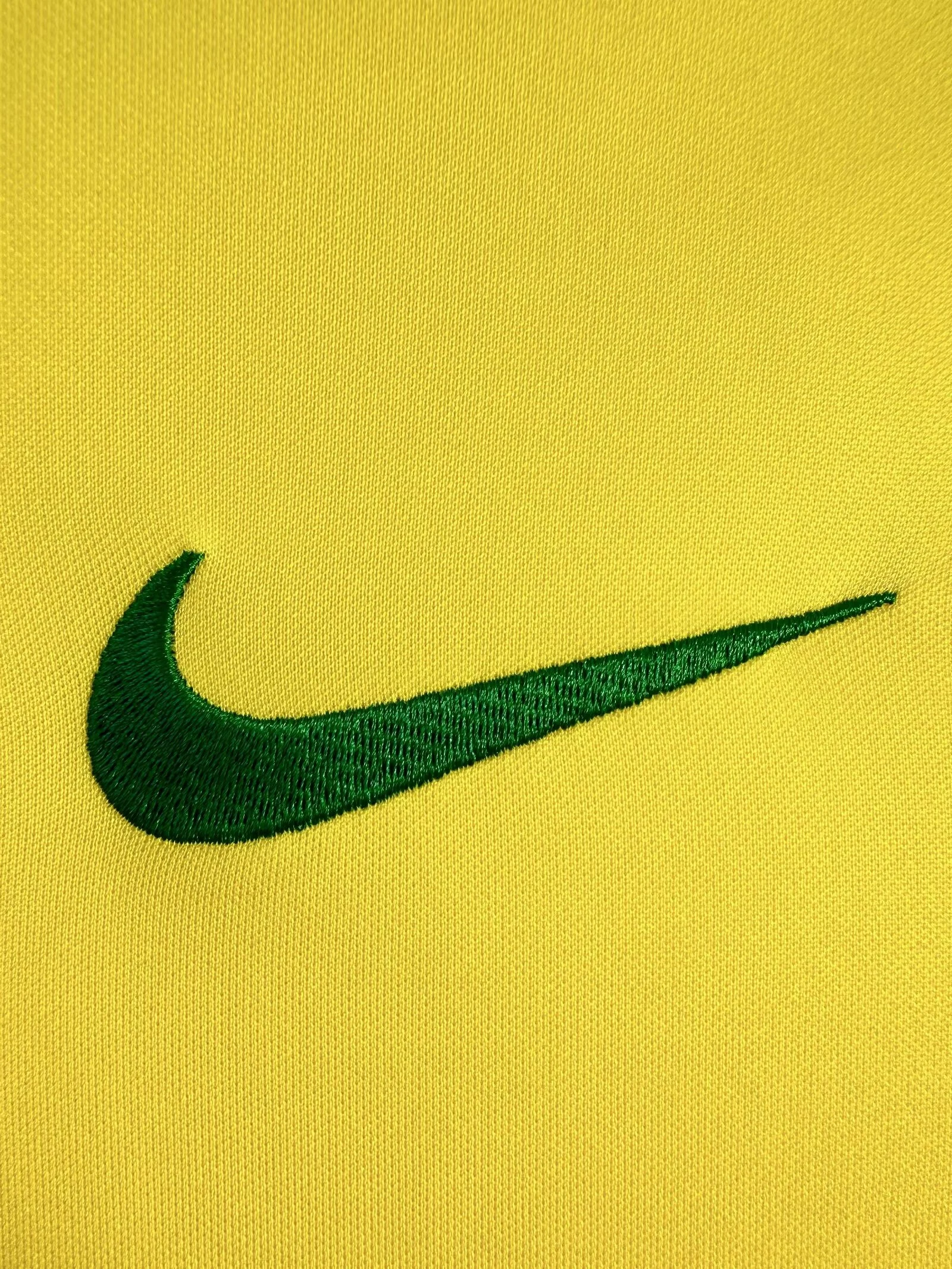 1998 Brazil Home Long Sleeve Retro Jersey view 5