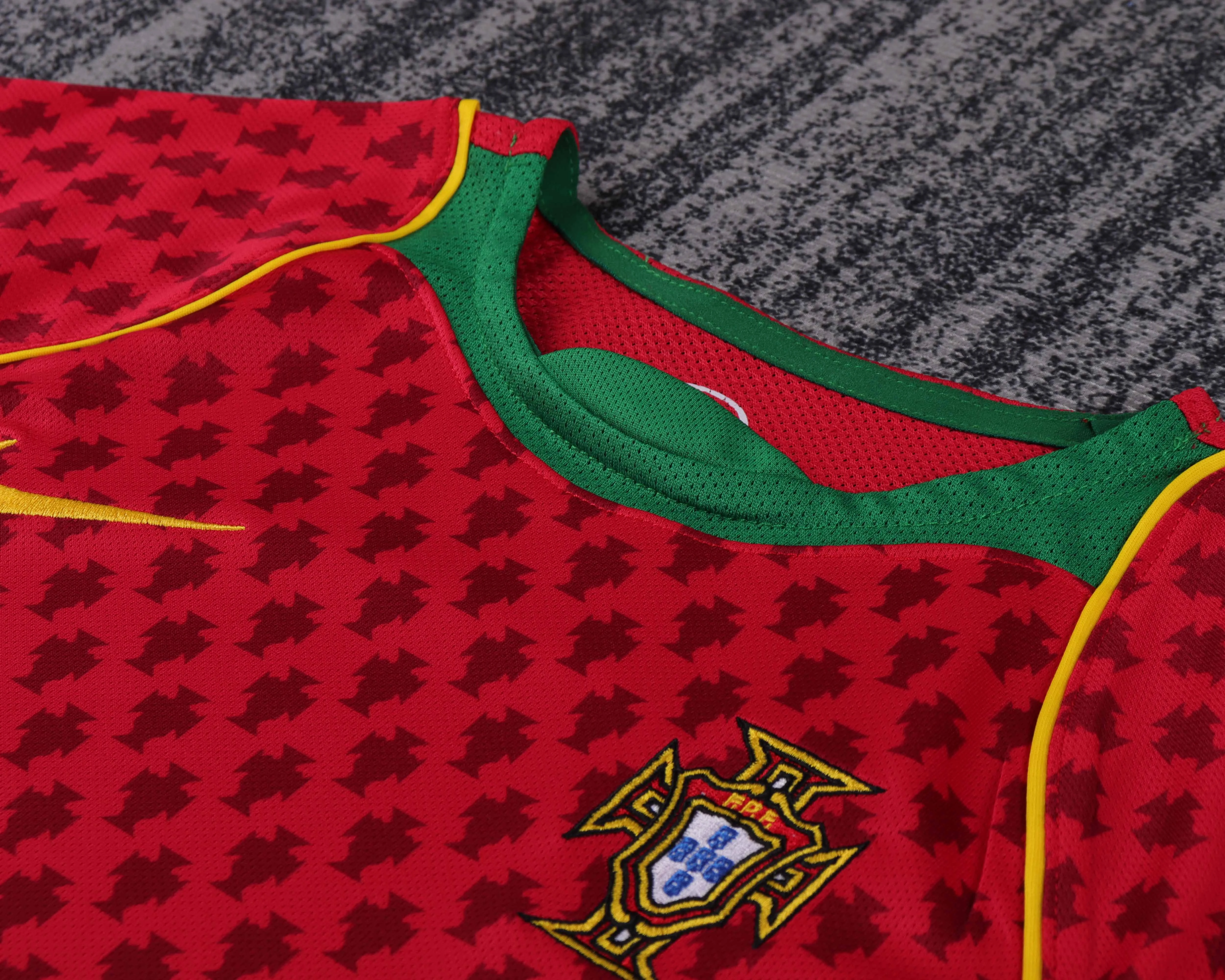 2004 Portugal Home Retro Shirt - Kids Sizing view 6
