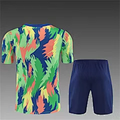 2025-26 Brazil Teal Short Sleeve Training Jersey view 2