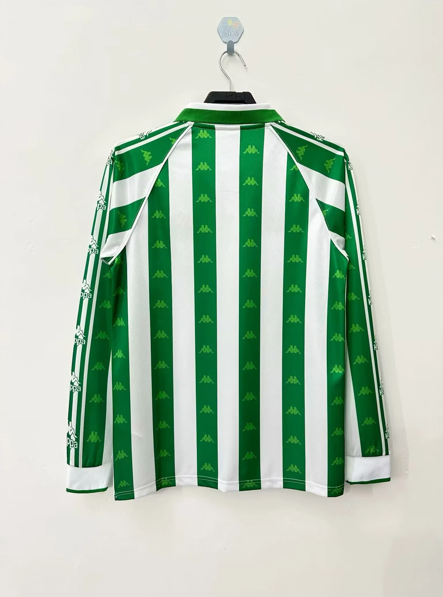 1995-97 Real Betis Home Long Sleeve Retro Shirt - No Ads view 2