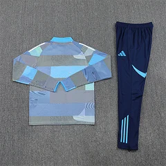 2025-26 Real Madrid camouflage half-pull training jersey view 14