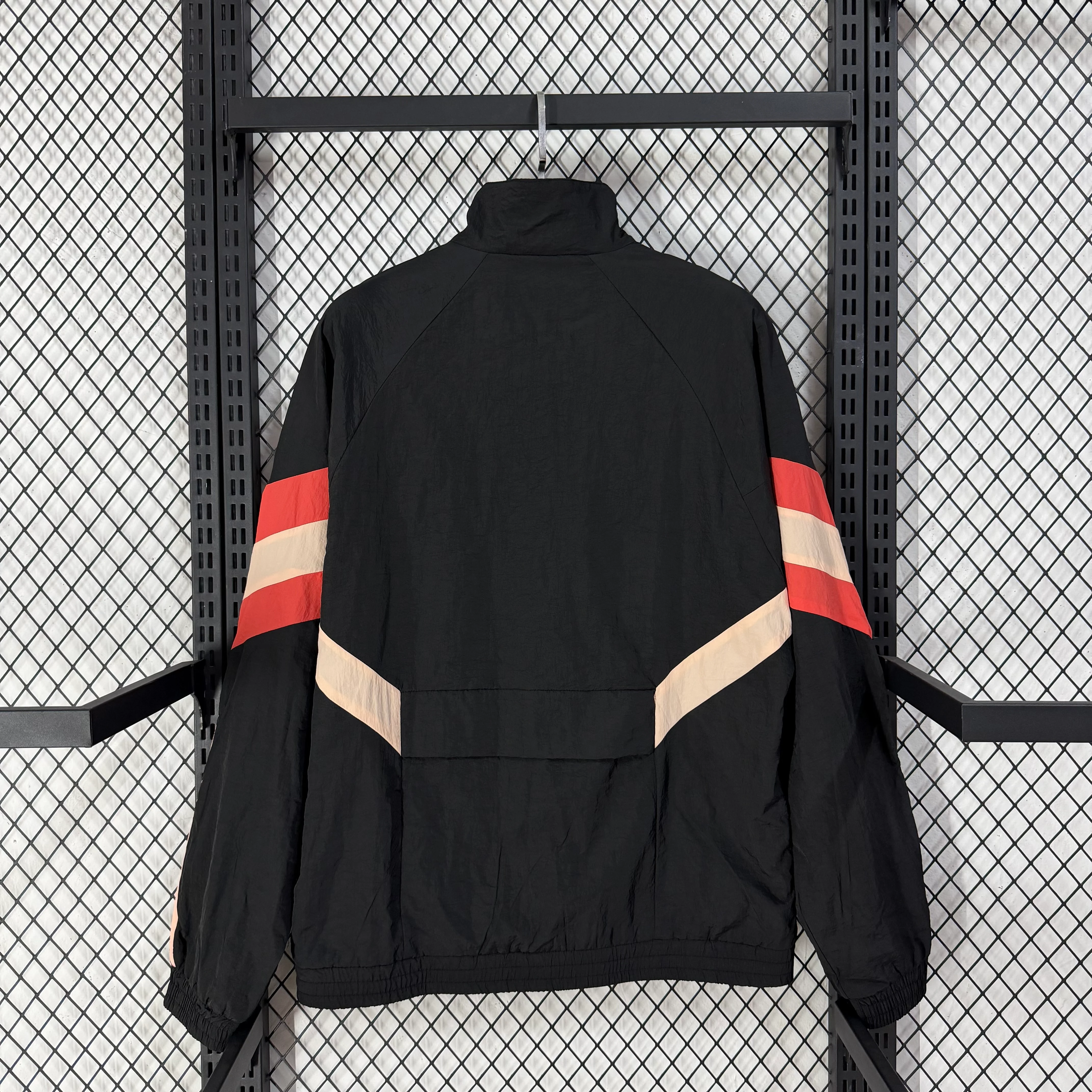 2026-27 Lyon Black Training & Casual Windbreaker view 2