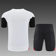 2025-26 Manchester United White Short Sleeve Training Jersey view 2
