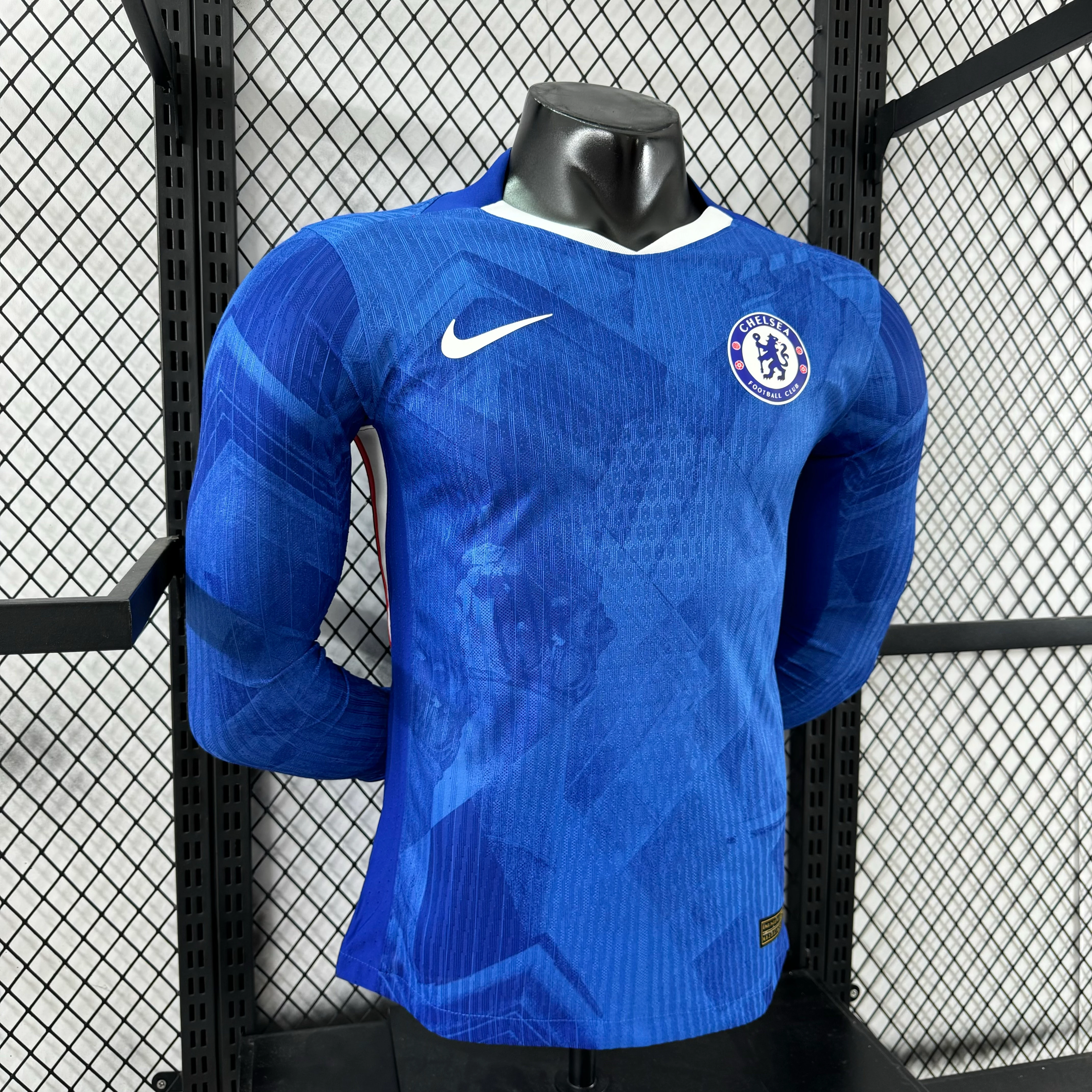 2025-26 Chelsea Home Long-Sleeve Jersey – Player Version view 10