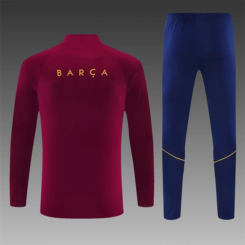 2026-27 Barcelona Red Half-Zip Training Jersey view 2