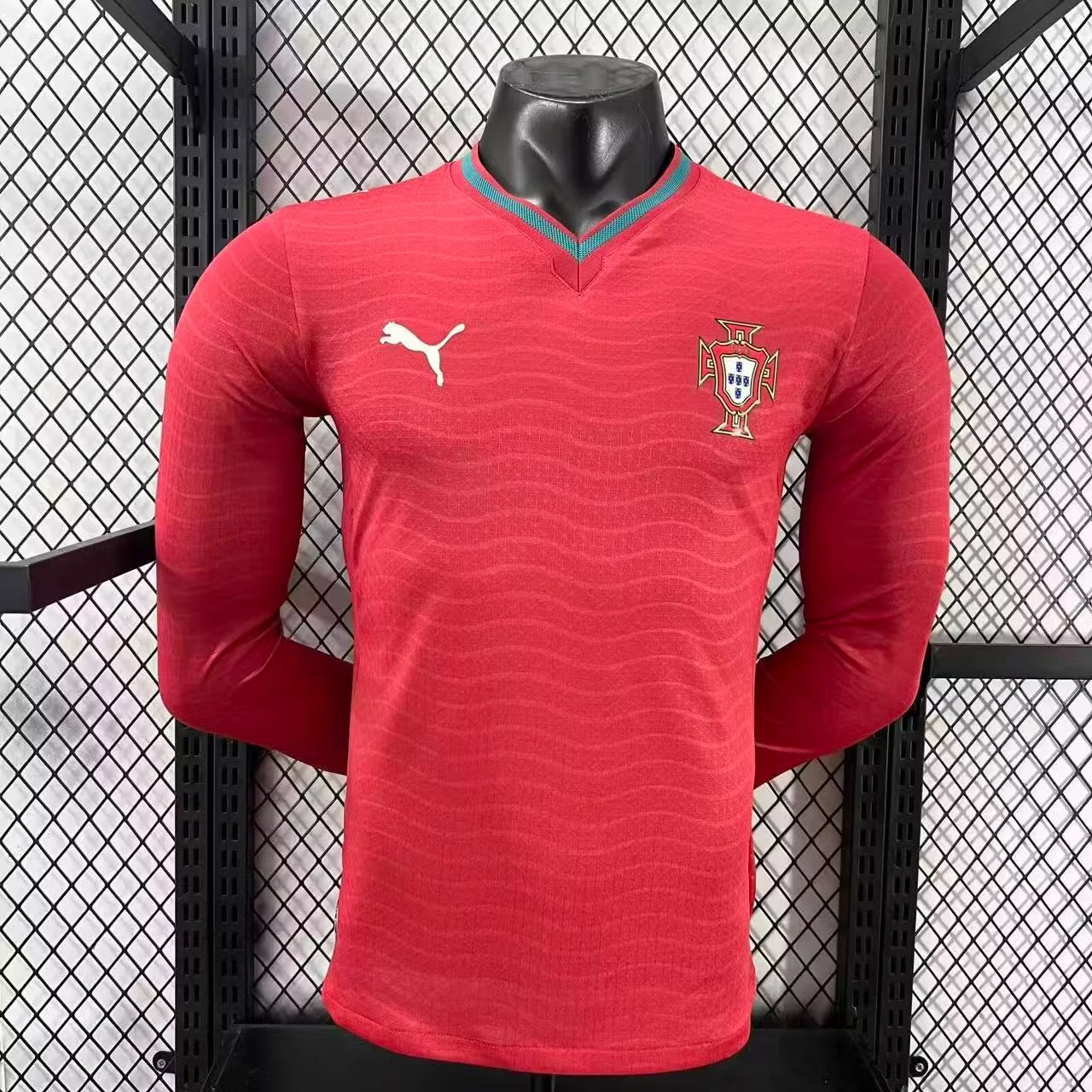 2026 Portugal Home Long-Sleeve Jersey – Player Version