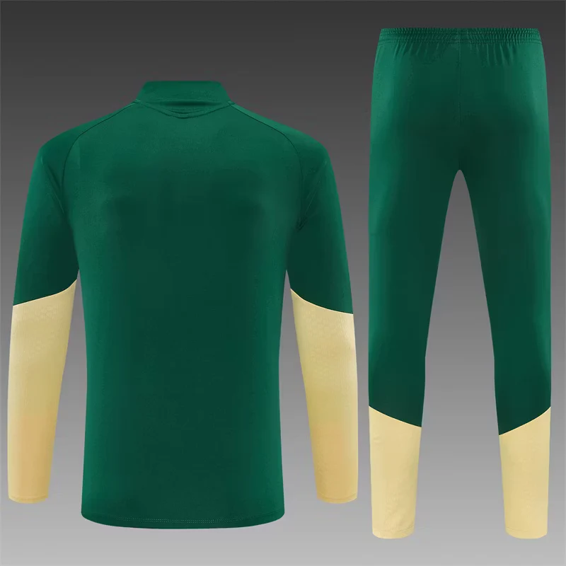 2026-27 Real Madrid Green Half-Zip Training Jersey view 2