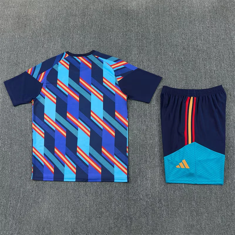 2026-27 Spain Royal Blue Short-Sleeve Training Jersey view 13