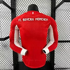 2025-26 Bayern Munich Home Long Sleeve Jersey - Player Edition view 2