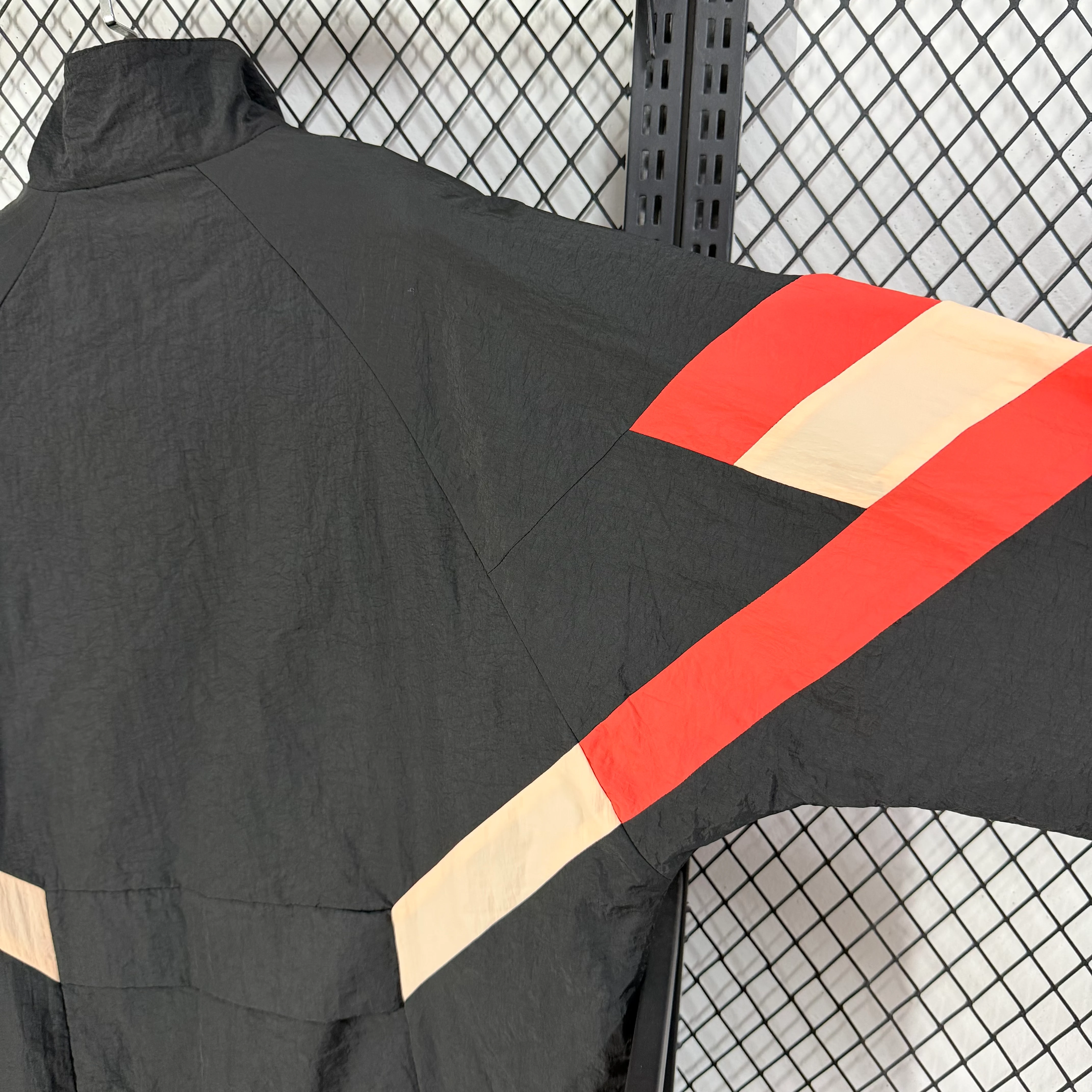 2026-27 Lyon Black Training & Casual Windbreaker view 3