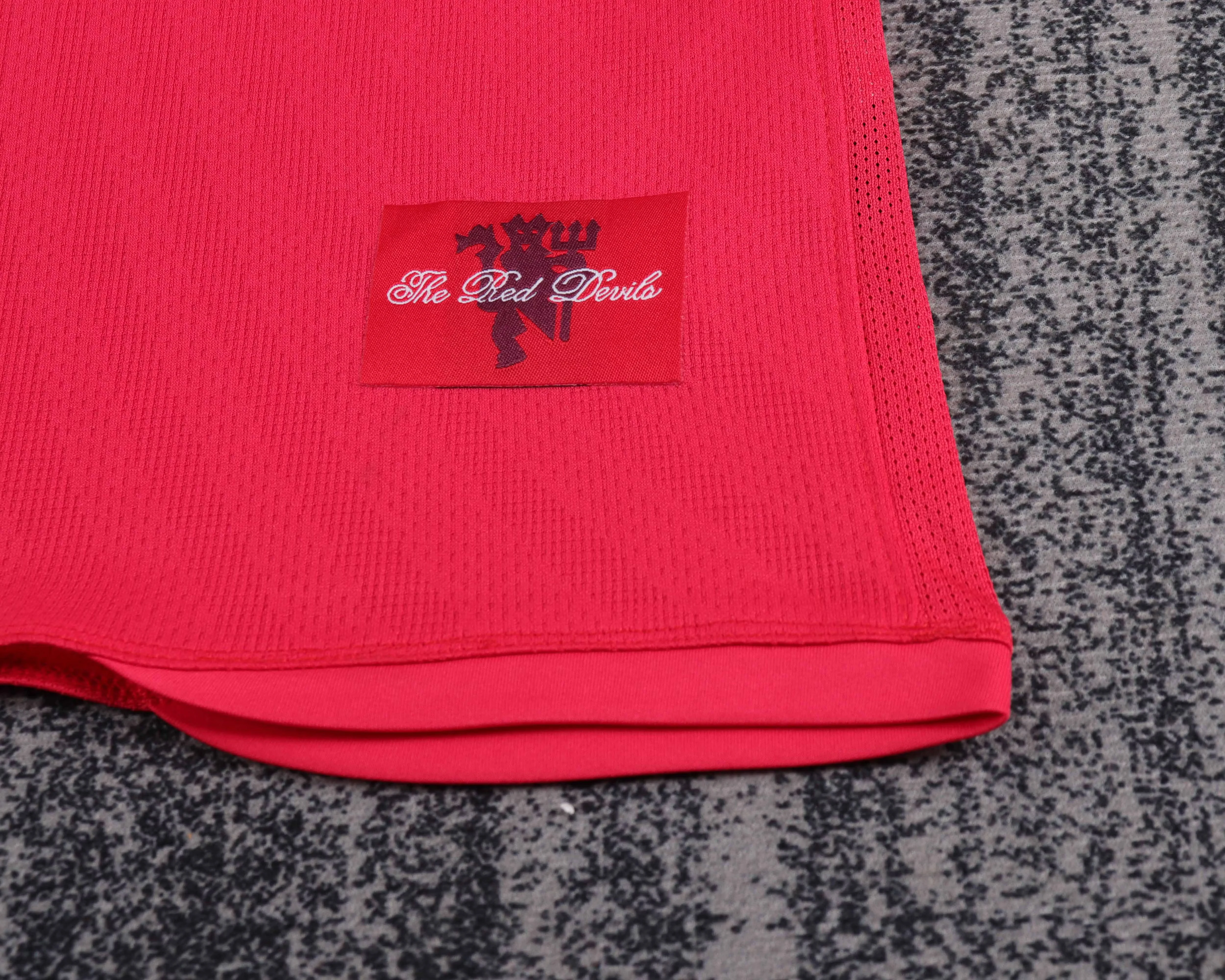 2007-08 Manchester United Home League Edition Retro Shirt - Kids Size view 12