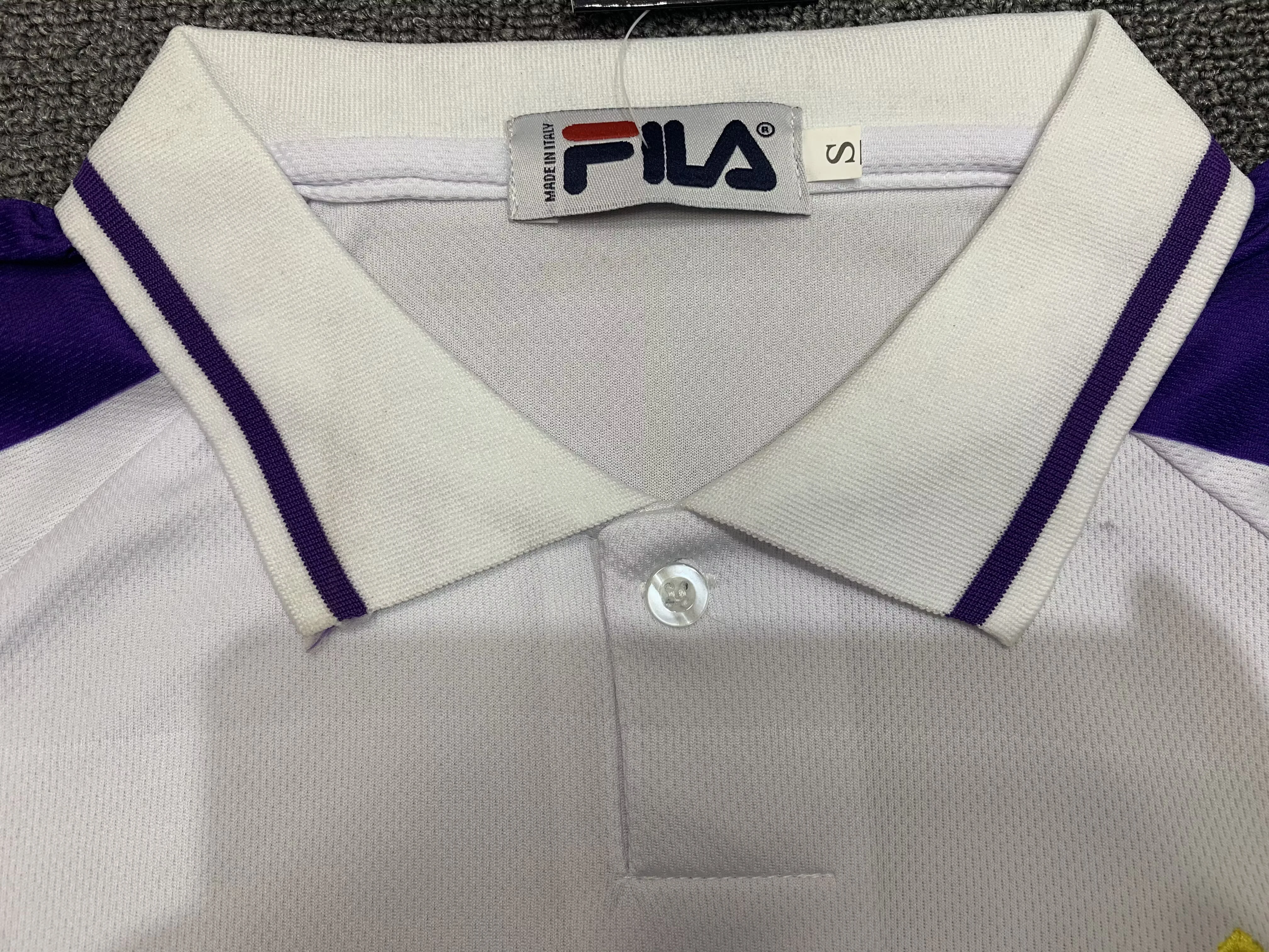 1998-99 Fiorentina away white retro jersey view 3