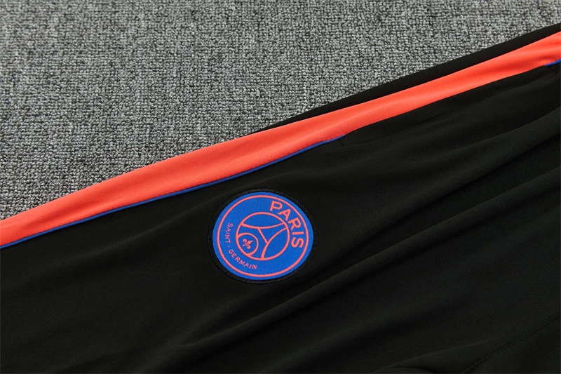 2026-27 Paris Black Half-Zip Training Jersey view 13