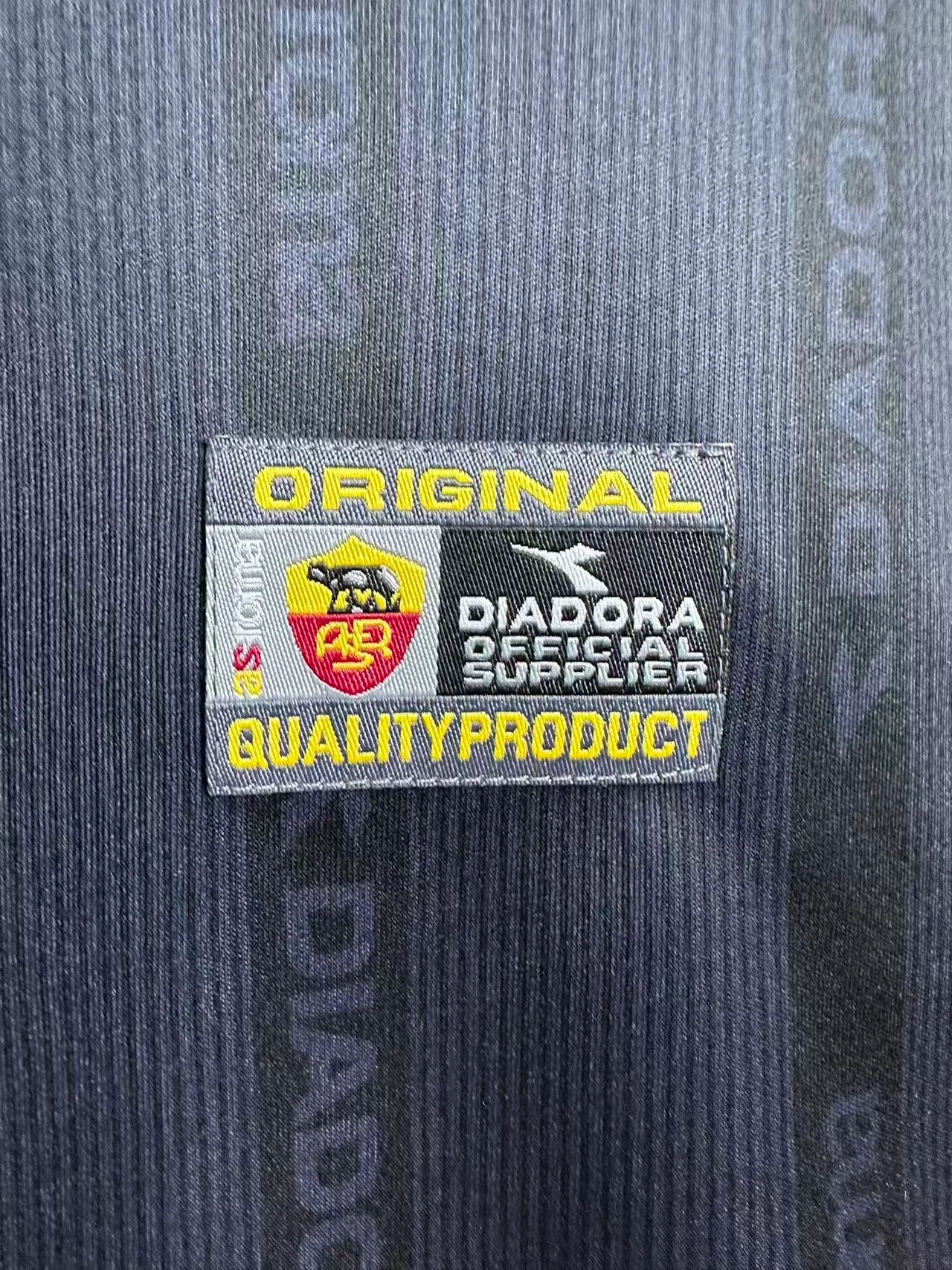 1999-00 Roma Away II Retro Long-Sleeve Jersey view 7