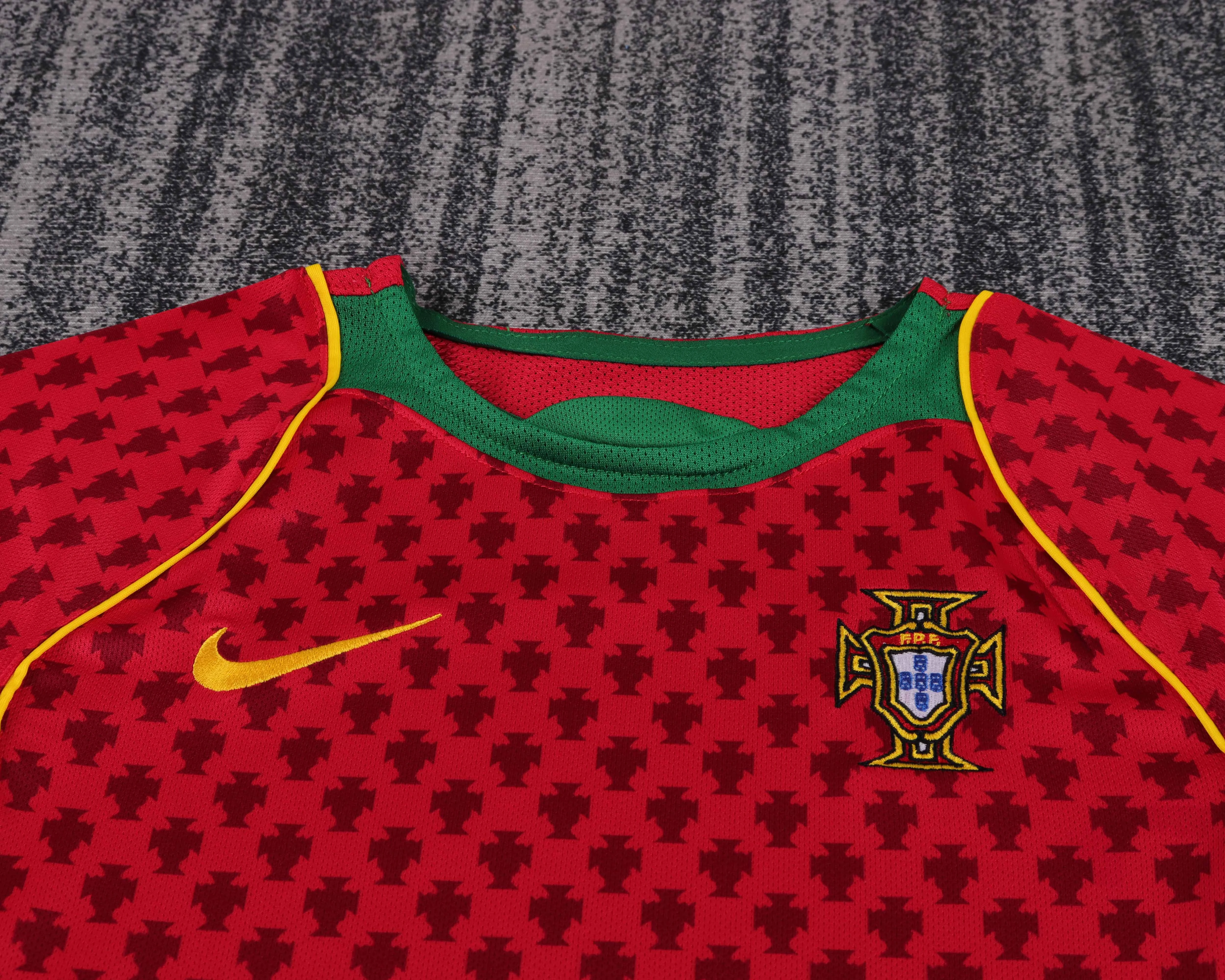 2004 Portugal Home Retro Shirt - Kids Sizing view 7