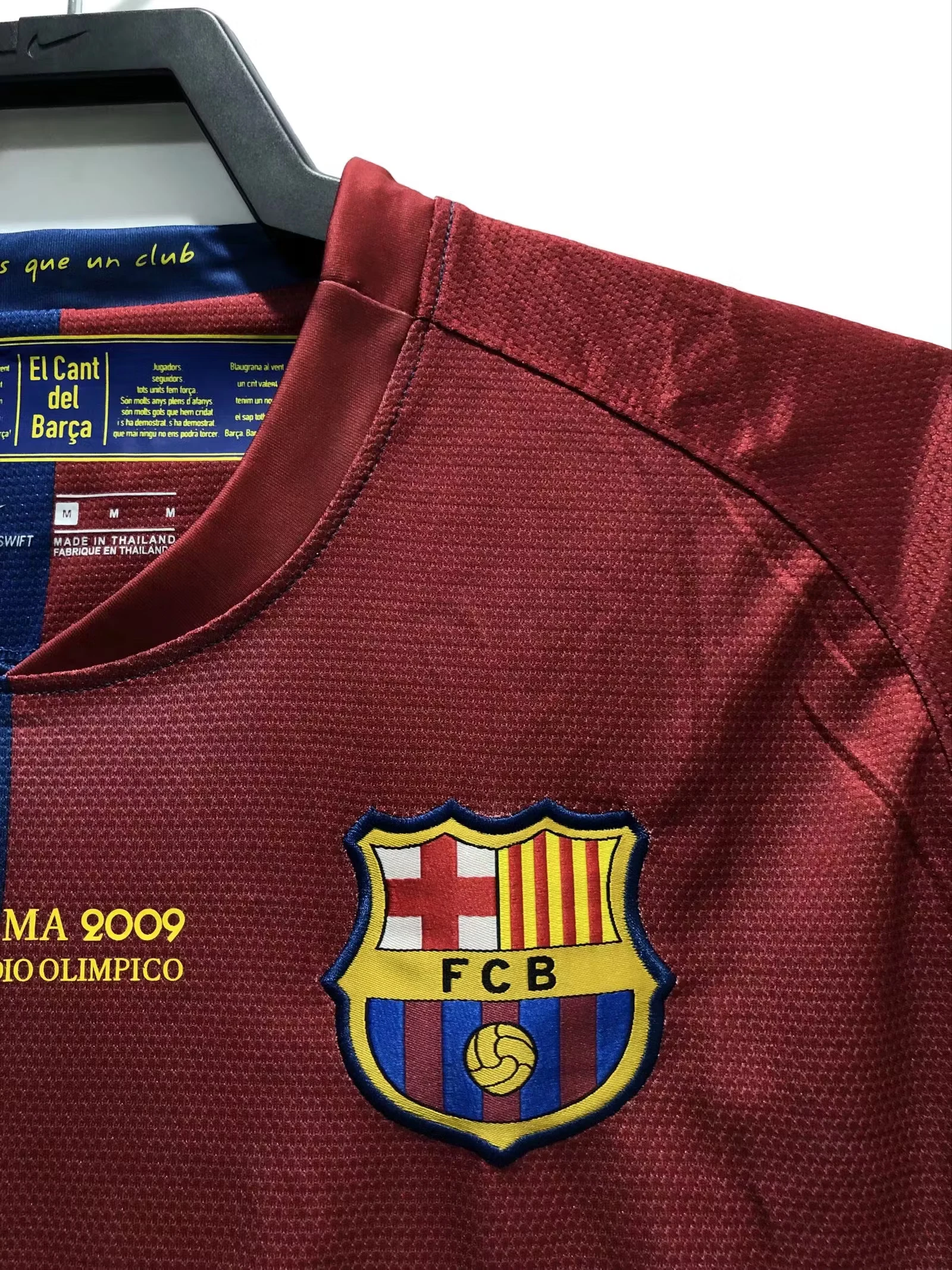 2008-09 Barcelona Home Retro Jersey - Champions League Edition view 9