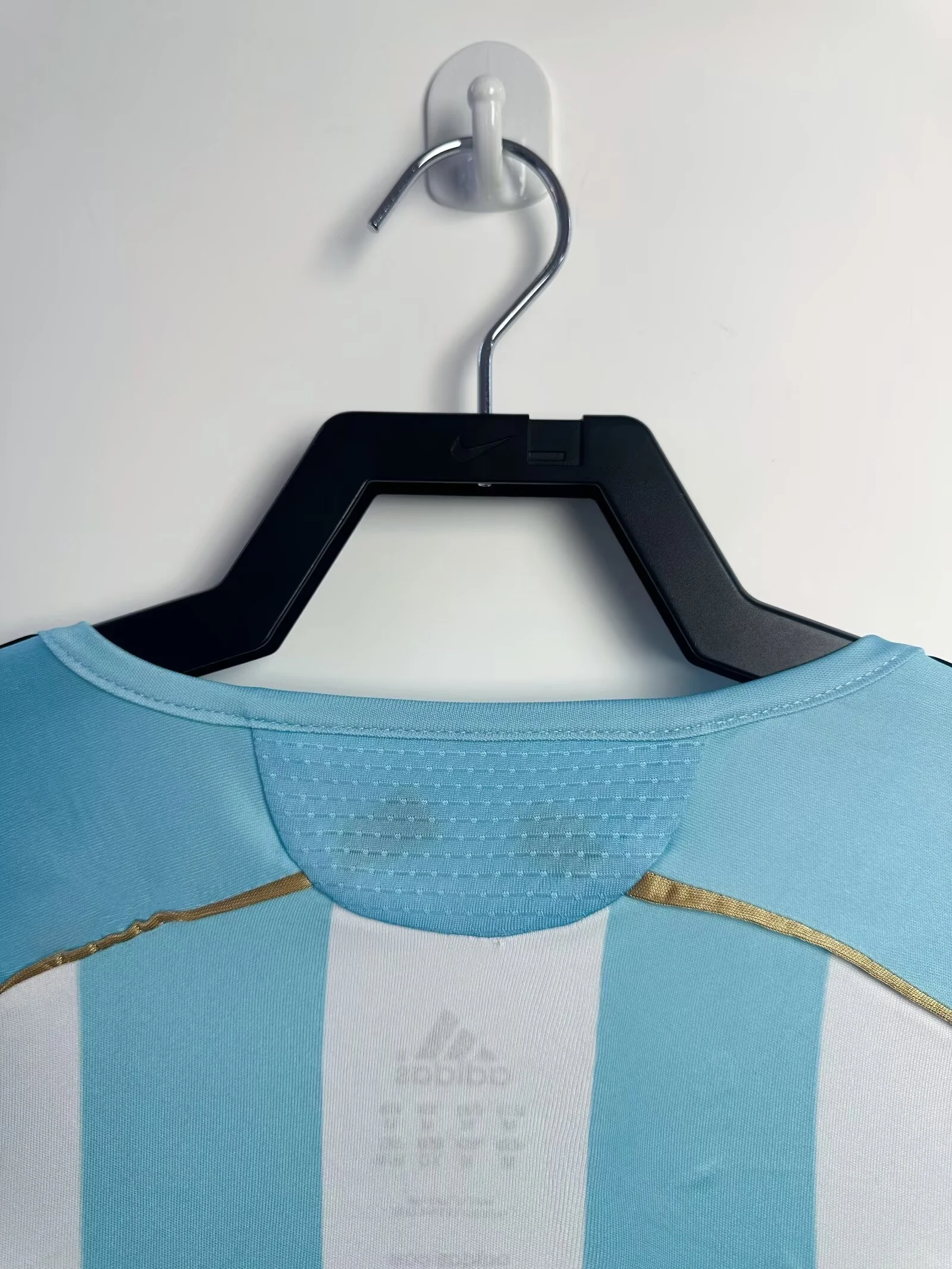 2006-07 Argentina Home Long Retro Jersey view 3