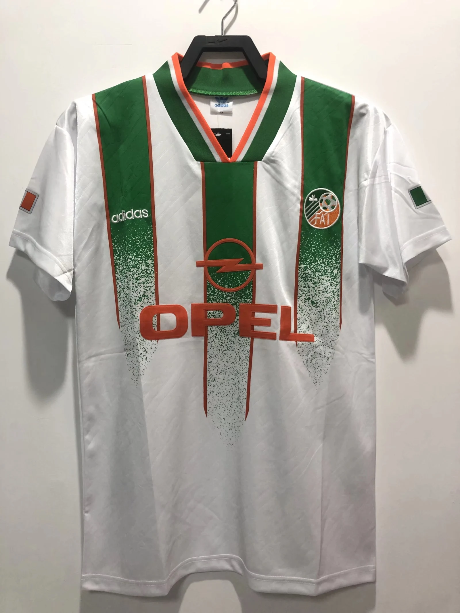 1994 Ireland Away Retro Jersey - with Advertisement