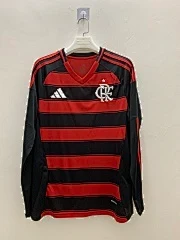 2025-26 Flamengo Home Long Sleeve Jersey - Fan Edition view 3