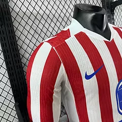 2025-26 Atletico Madrid Home Long Sleeve Shirt - Player Edition view 8
