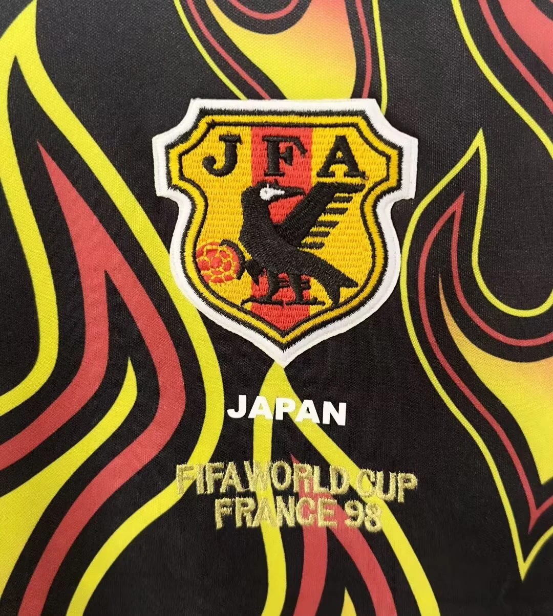 1998 Japan Goalkeeper Long Sleeve Retro Jersey view 10