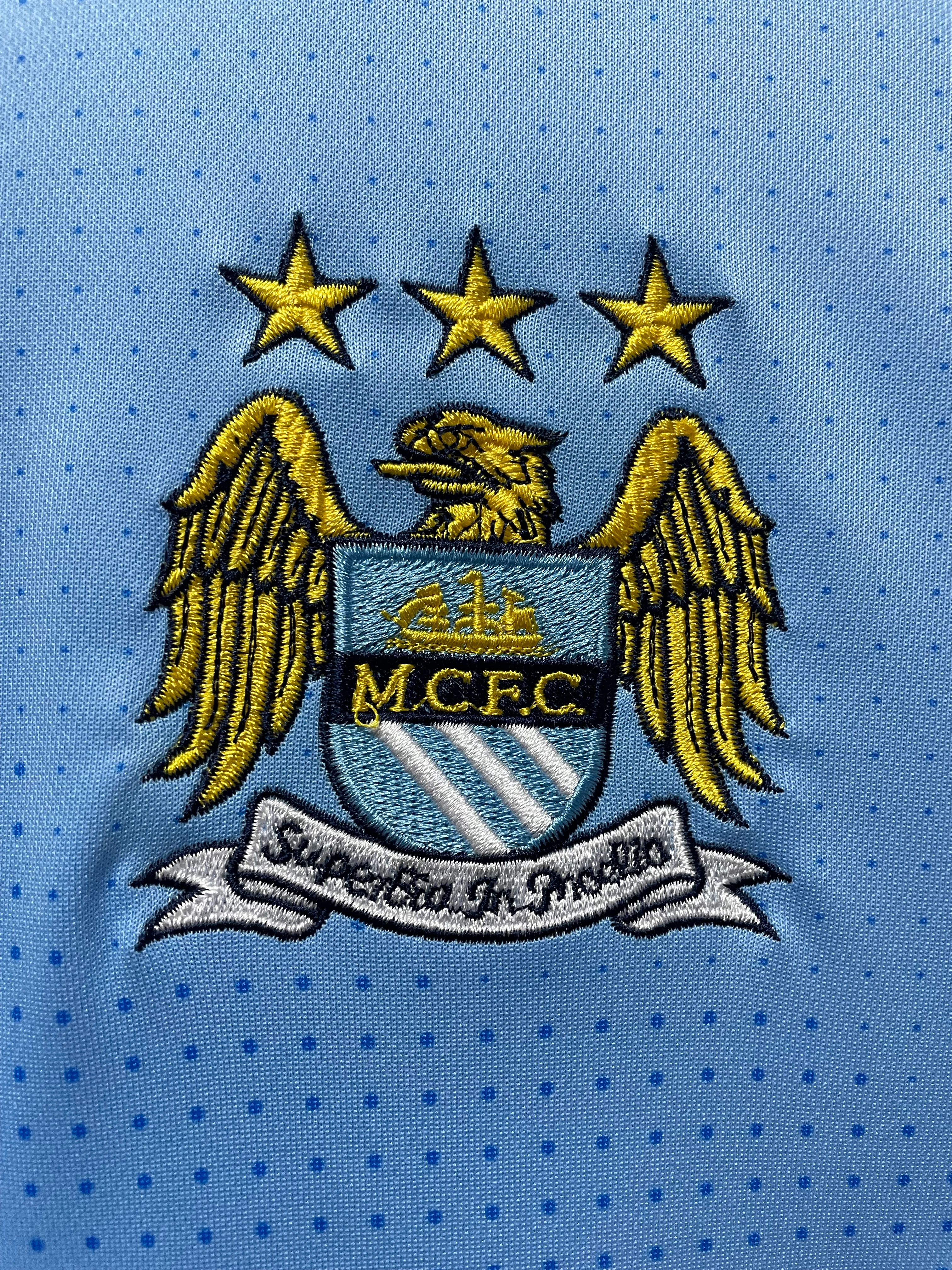 2011-12 Manchester City Home Retro Jersey view 7
