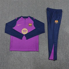 2025-26 Barcelona Purple Half-Dress Training Jersey view 15