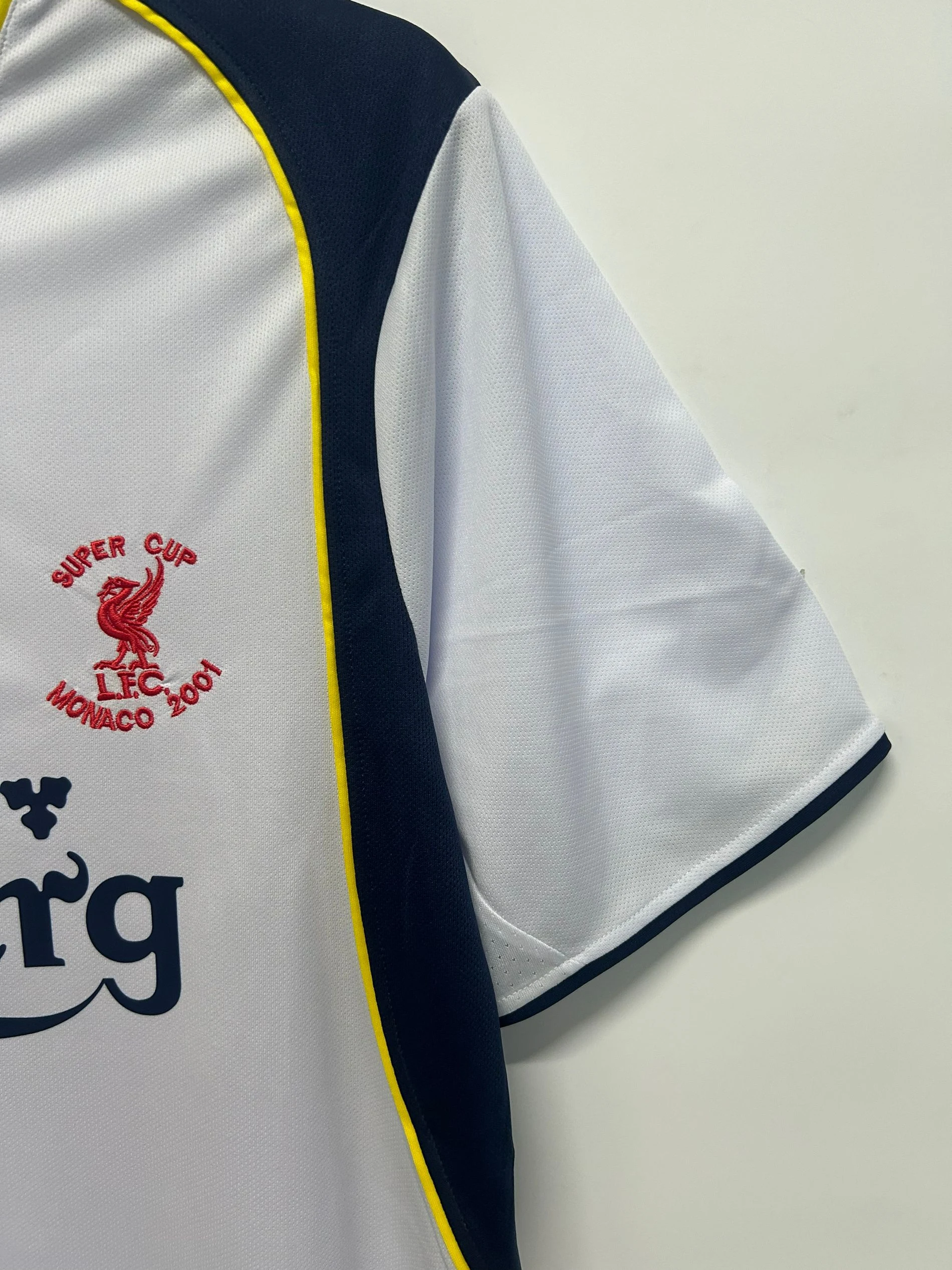 2001-02 Liverpool Away Retro Jersey view 3