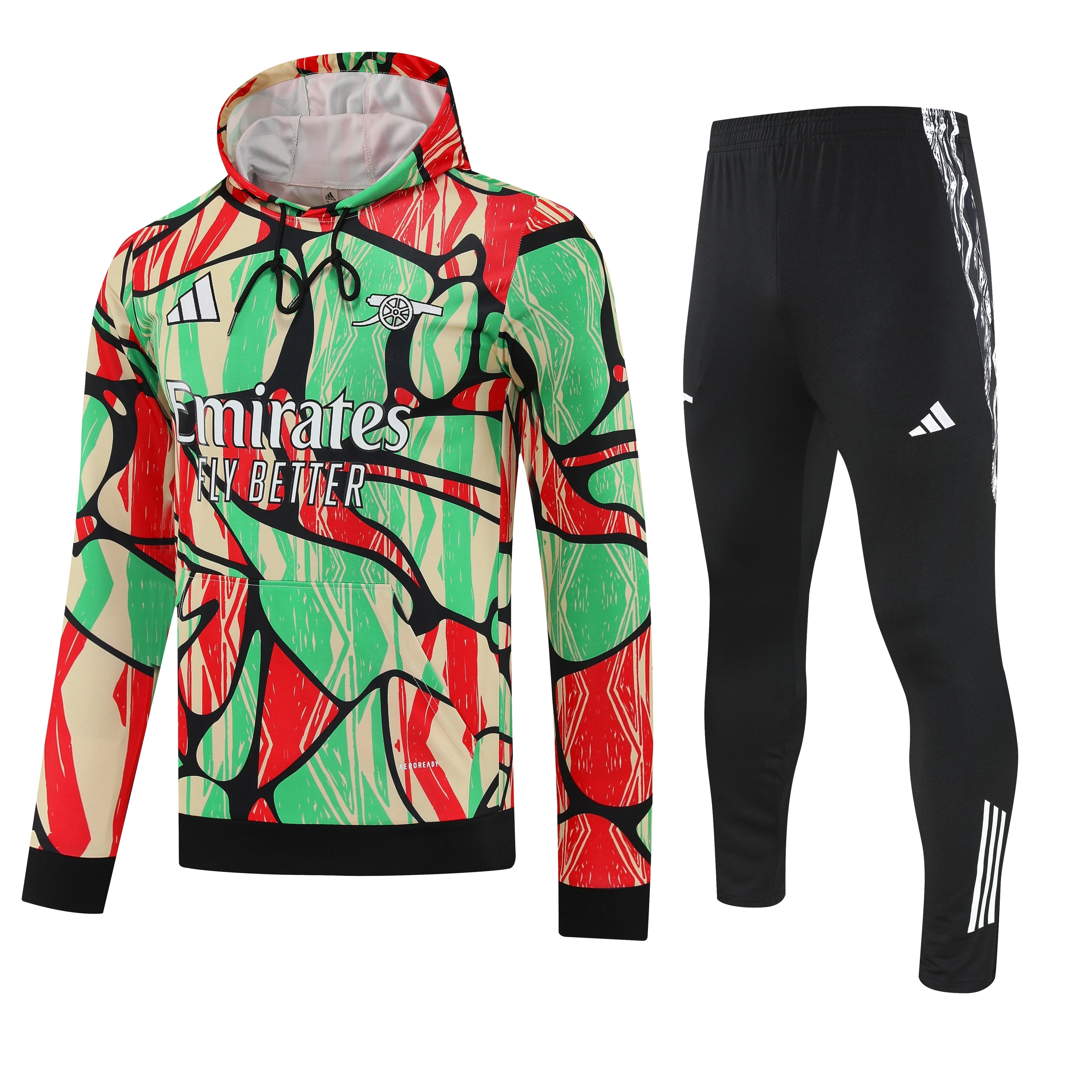 2025-26 Arsenal training kit hooded jersey view 19