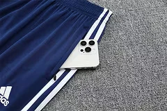 2025-26 Real Madrid Royal Blue Retro Half-Draw Training Jersey view 5