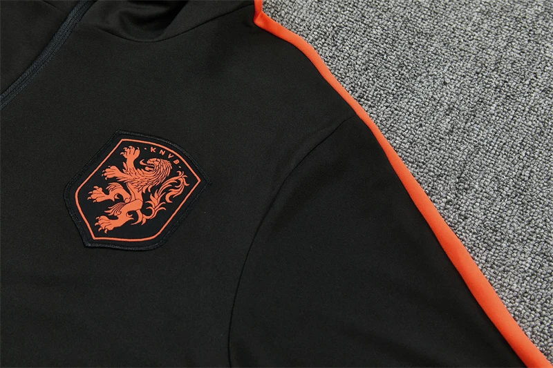 2026-27 Netherlands Royal Black Half-Zip Training Jersey view 6