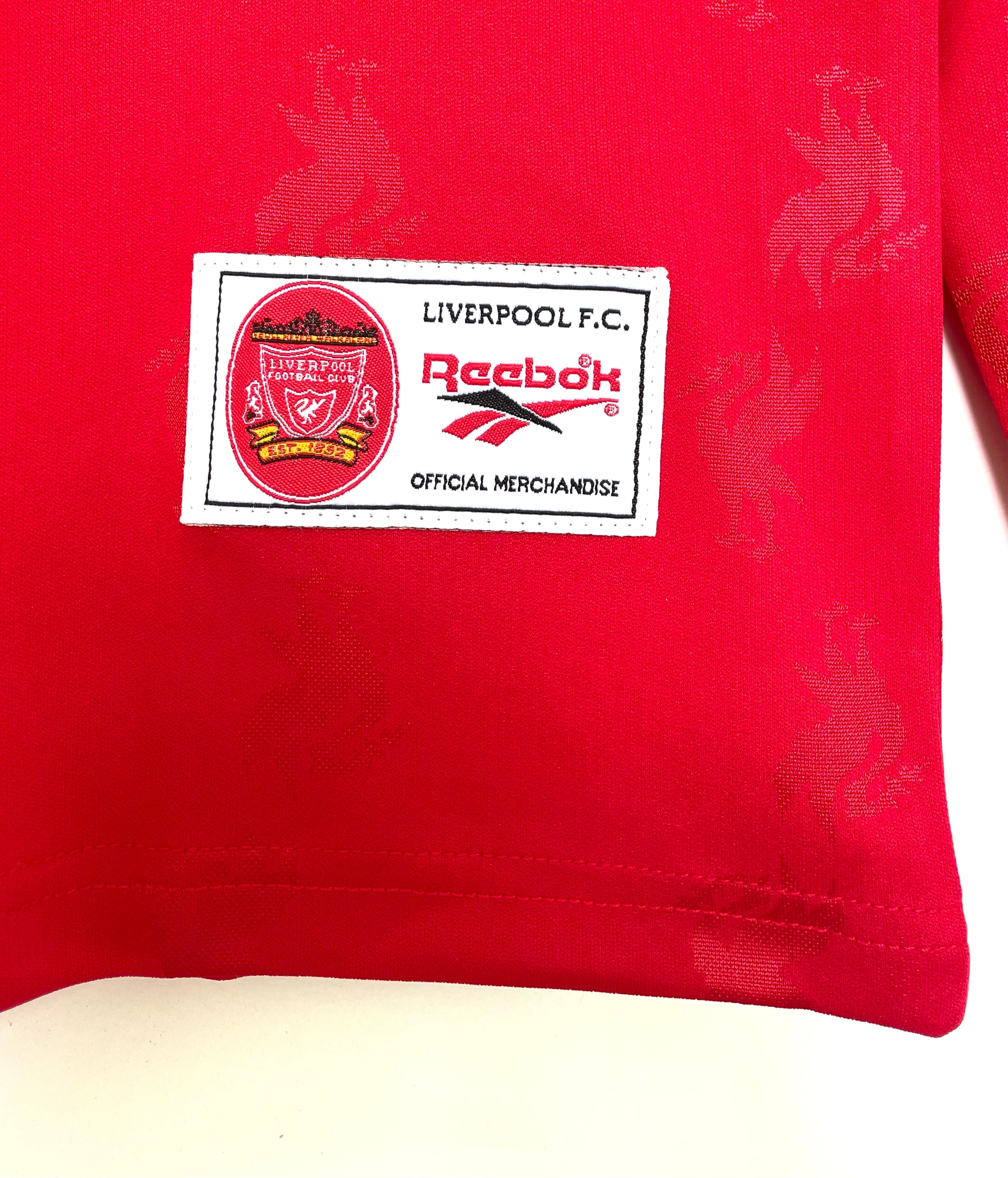 1996-97 Liverpool Home Long Sleeve Retro Shirt view 3