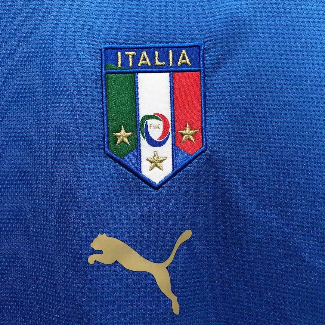 2006 Italy Home Retro Jersey view 5