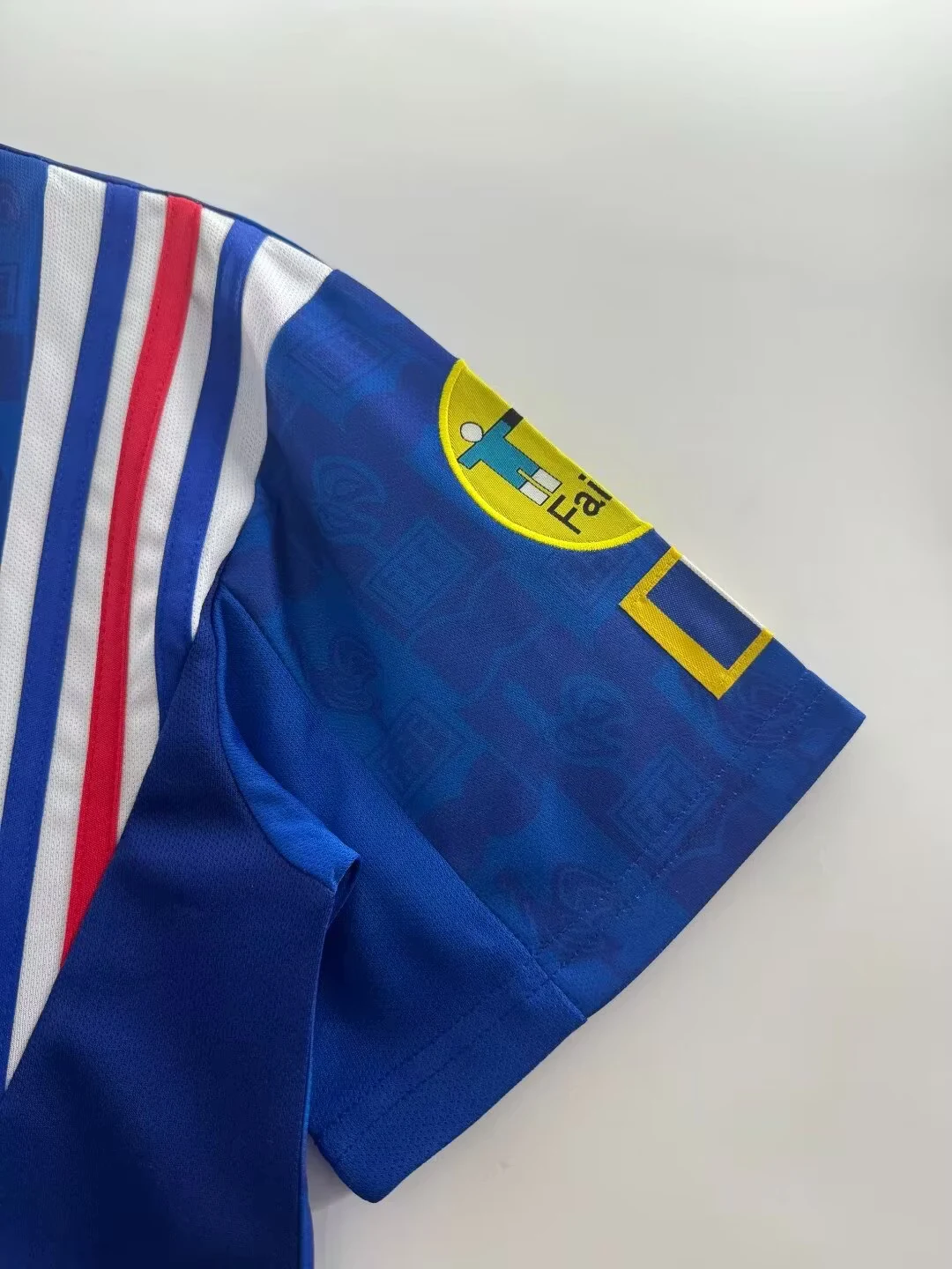 1996 France Home Retro Jersey view 3