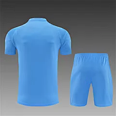 2025-26 Real Madrid light blue short-sleeved training jersey view 2