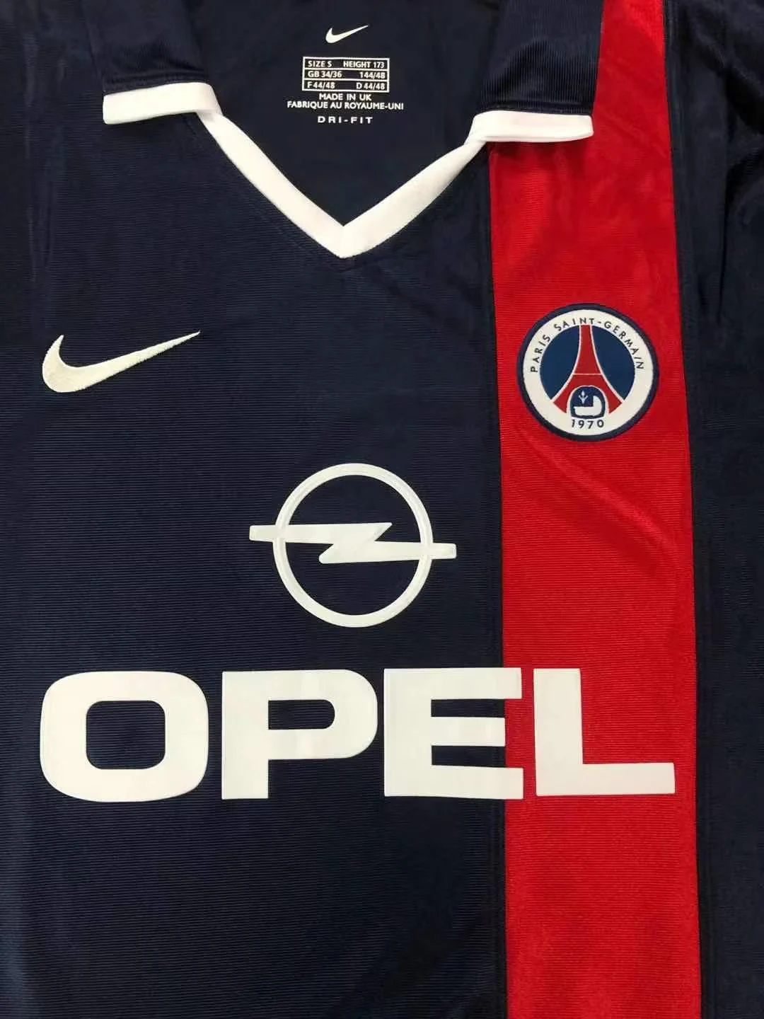 2001 Paris home retro jersey view 6