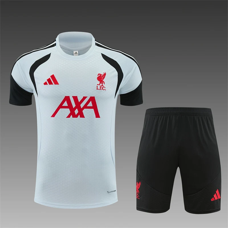 2026-27 Liverpool Light Grey Short-Sleeve Training Jersey view 3