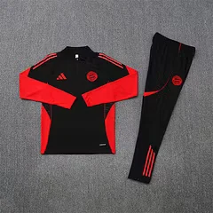 2025-26 Bayern Munich Black Half-Pull Training Jersey view 20
