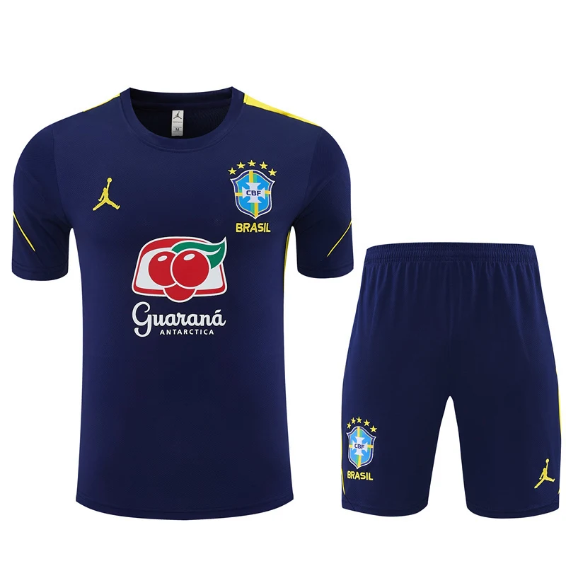 2026-27 Brazil Royal Blue Short-Sleeve Training Jersey view 16